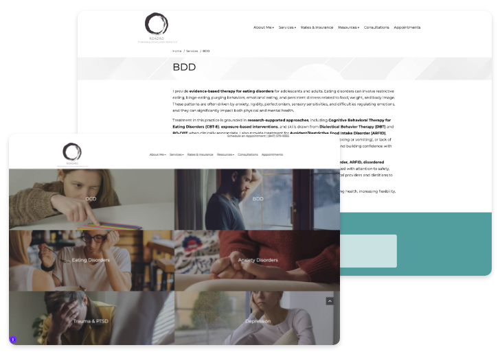 Feature of Note: Service Pages